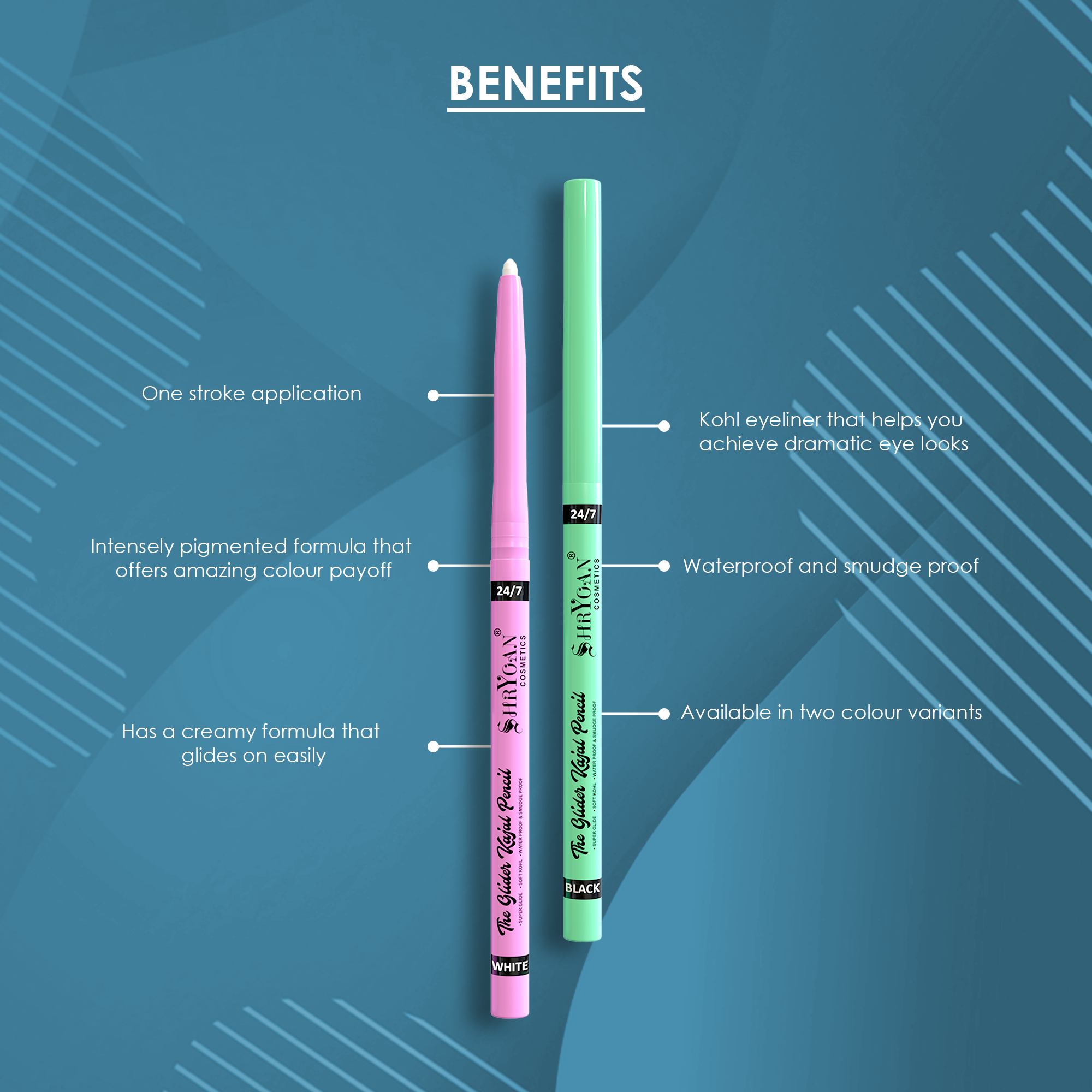 Shryoan The Glider kajal Pencil