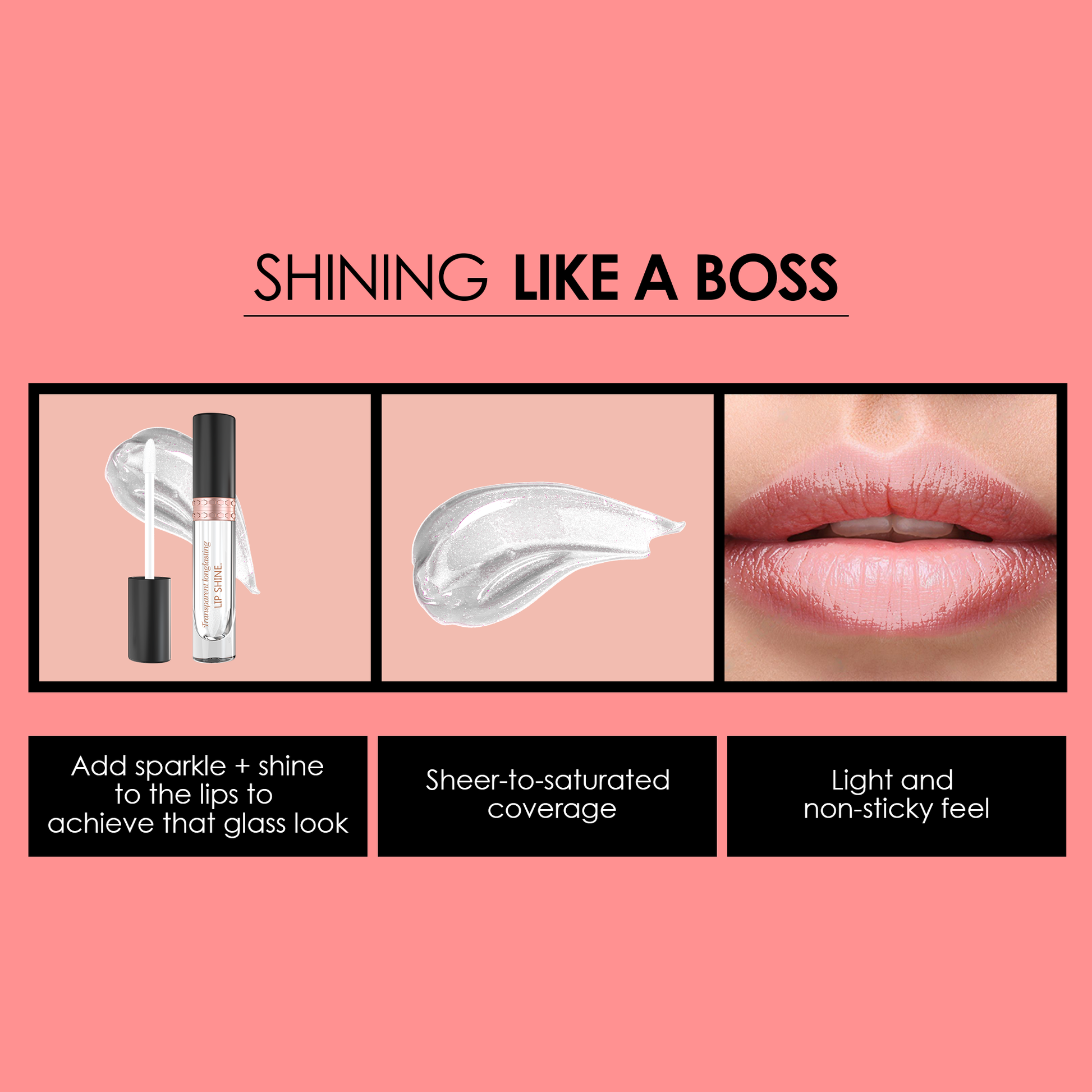 Transparent Long Lasting Lip Shine