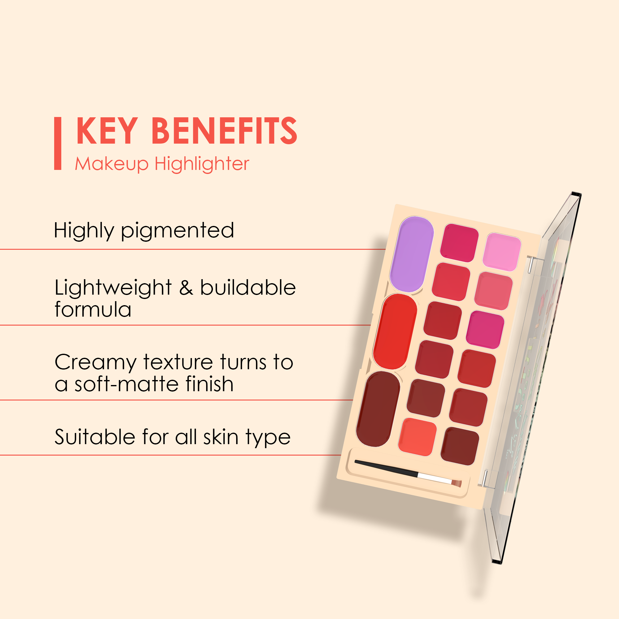 Shryoan lip & cheek palette