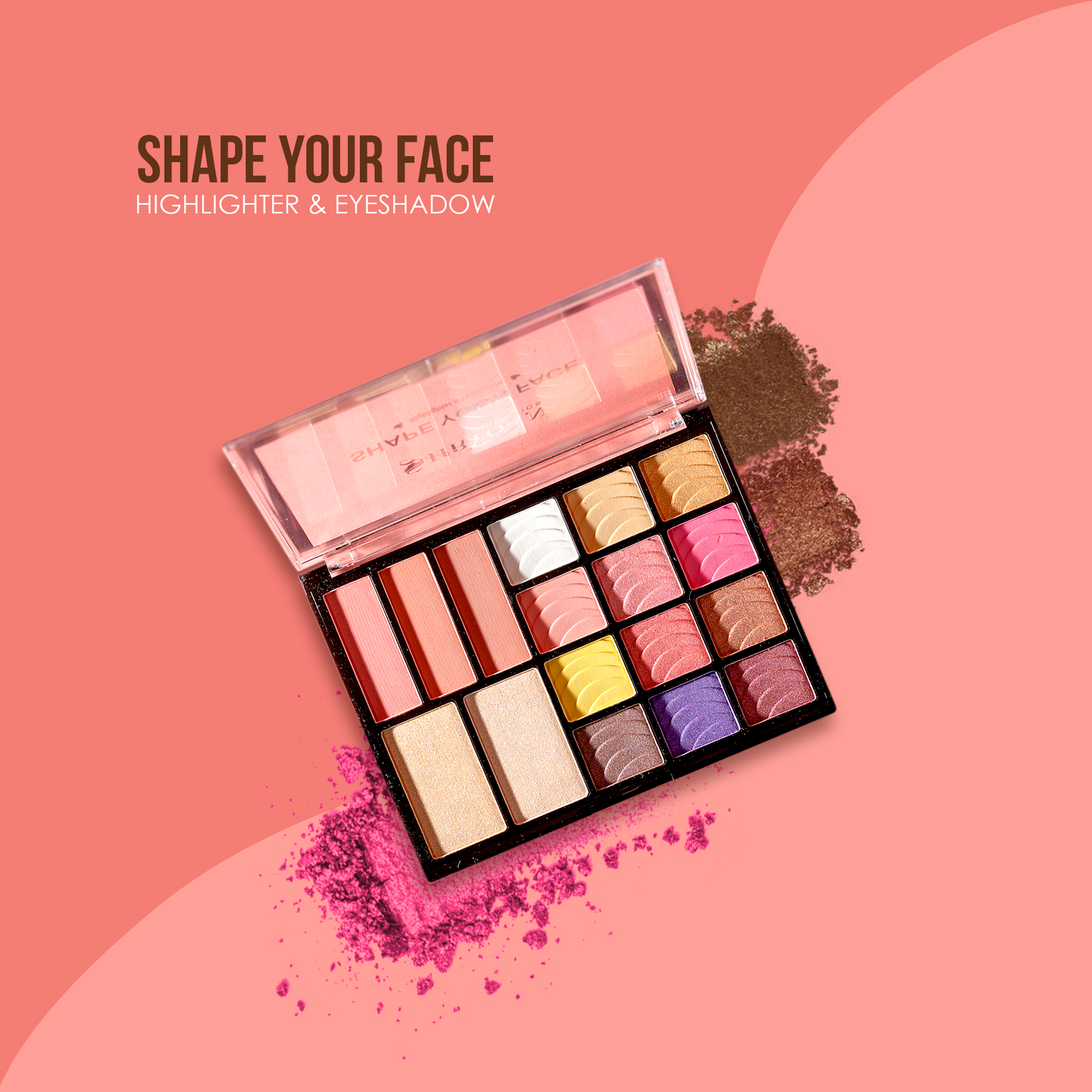 Eyeshadow+Highlighter Palette