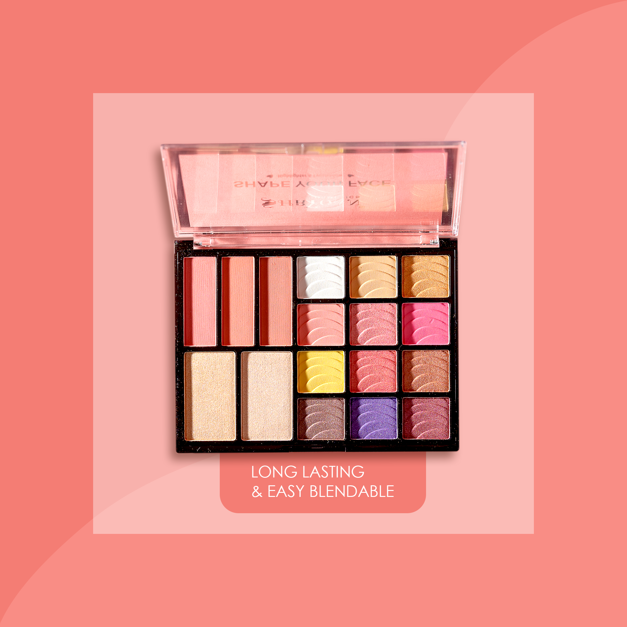 Shryoan Shape Your Face 15+2 Eyeshadow+Highlighter Palette