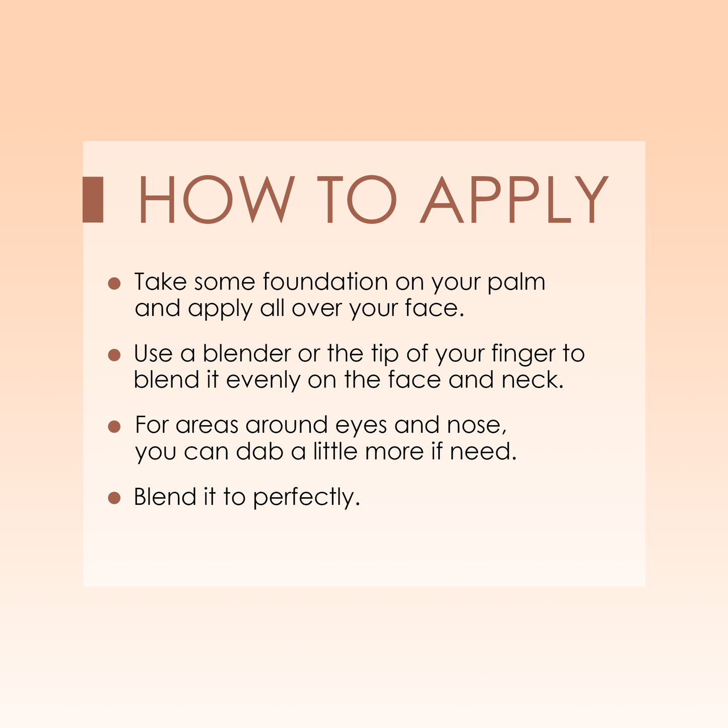 High Coverage Foundation